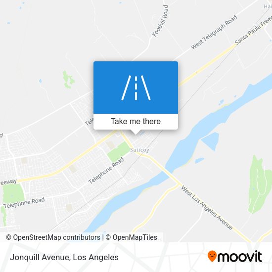 Jonquill Avenue map