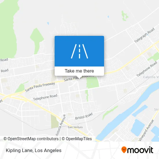 Kipling Lane map