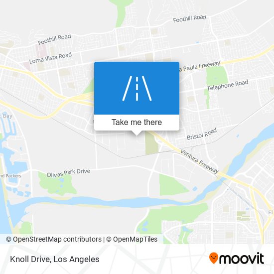 Knoll Drive map