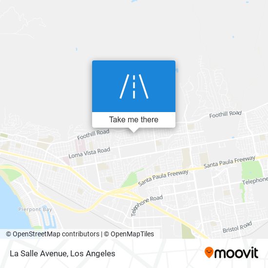 La Salle Avenue map