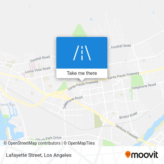 Lafayette Street map