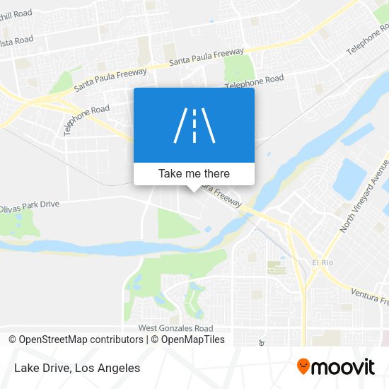 Lake Drive map