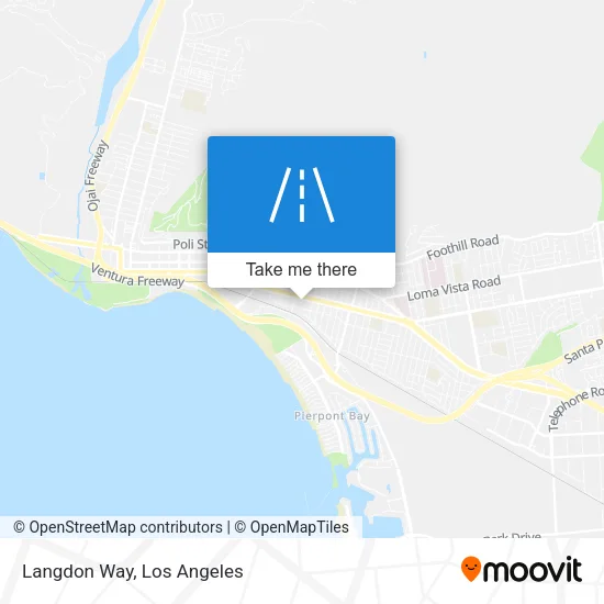 Langdon Way map