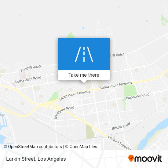 Mapa de Larkin Street