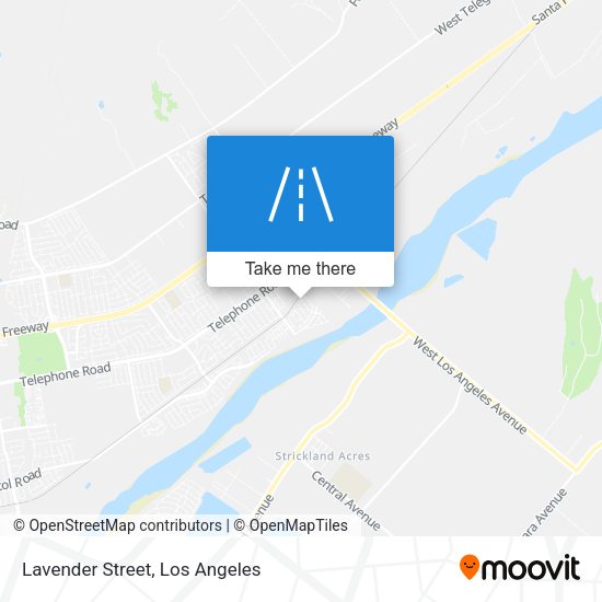 Mapa de Lavender Street