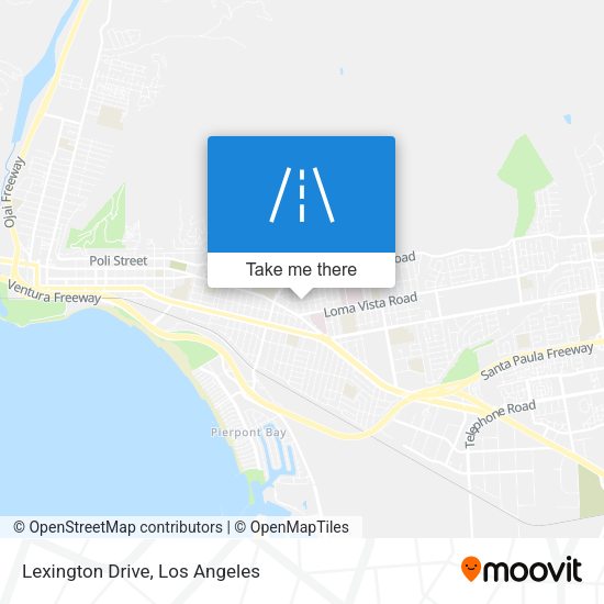 Mapa de Lexington Drive