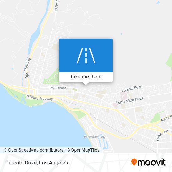 Mapa de Lincoln Drive