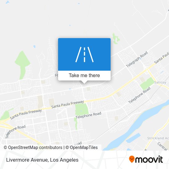 Mapa de Livermore Avenue