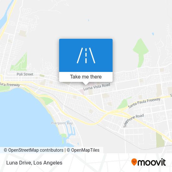 Mapa de Luna Drive