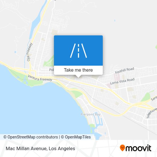 Mapa de Mac Millan Avenue