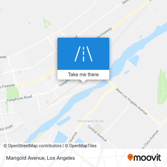 Marigold Avenue map