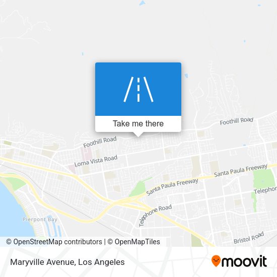 Maryville Avenue map