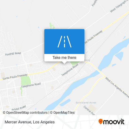 Mapa de Mercer Avenue