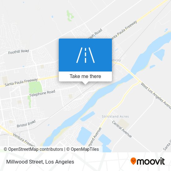 Millwood Street map
