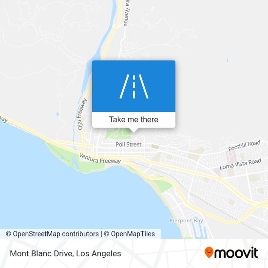 Mapa de Mont Blanc Drive