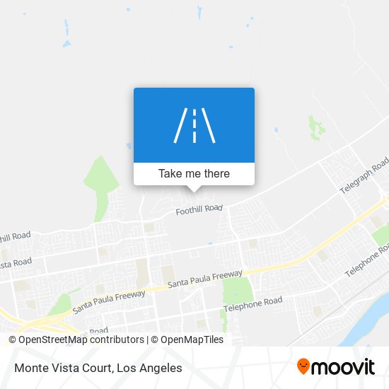 Monte Vista Court map