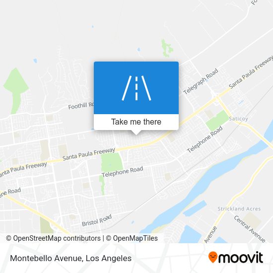 Montebello Avenue map