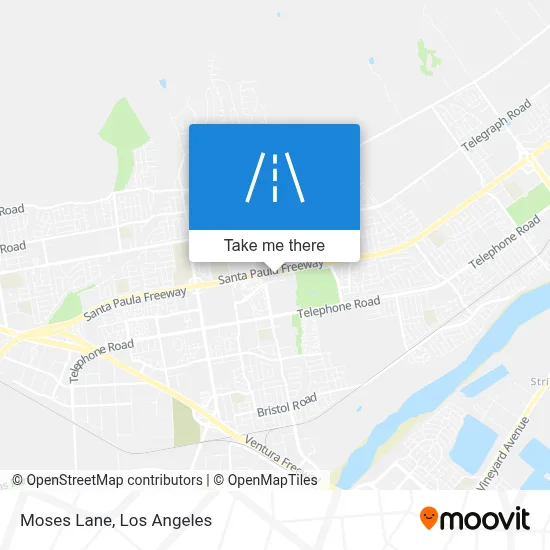 Moses Lane map