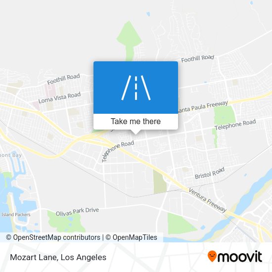 Mapa de Mozart Lane