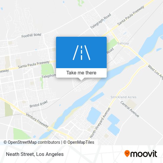 Mapa de Neath Street