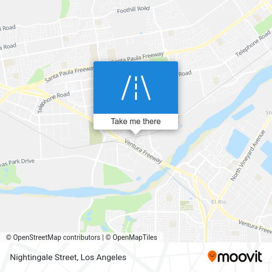Mapa de Nightingale Street