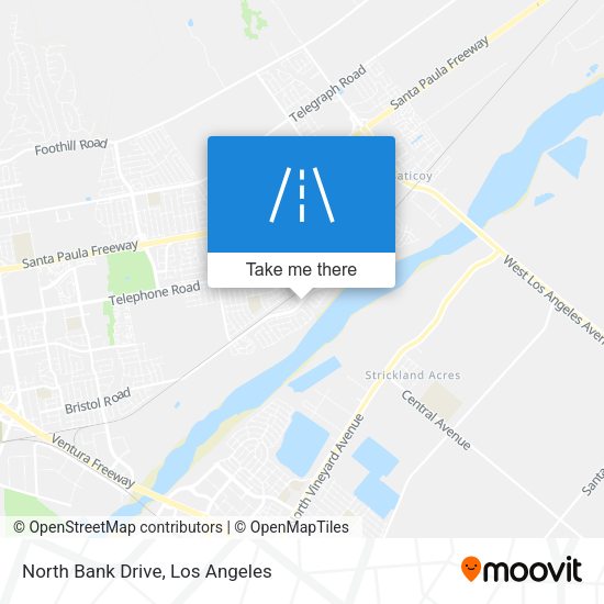 North Bank Drive map