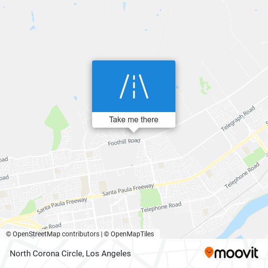 North Corona Circle map