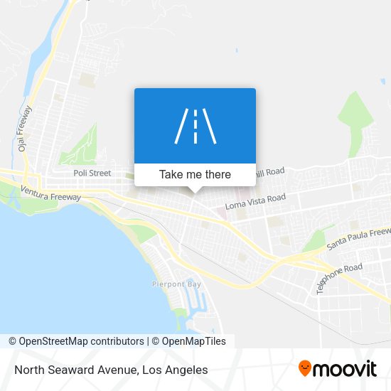 Mapa de North Seaward Avenue