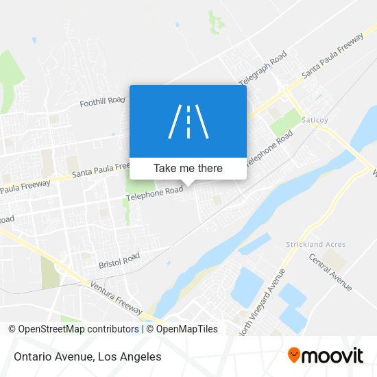 Mapa de Ontario Avenue