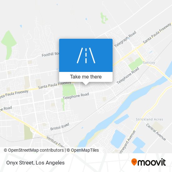 Onyx Street map