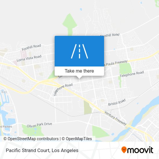 Pacific Strand Court map