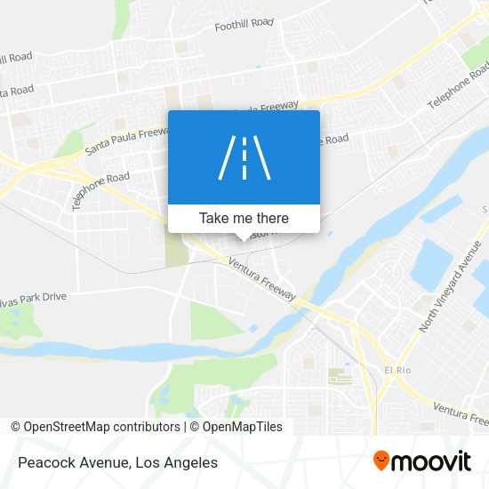 Peacock Avenue map