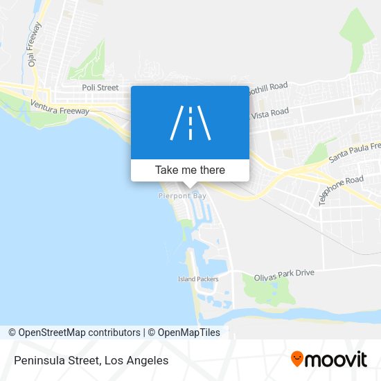 Peninsula Street map
