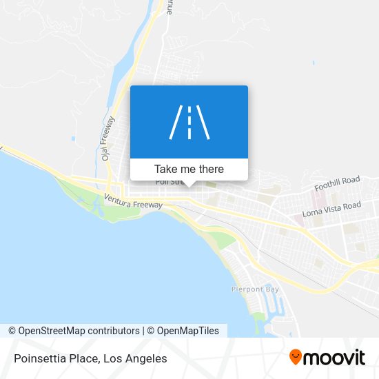 Poinsettia Place map