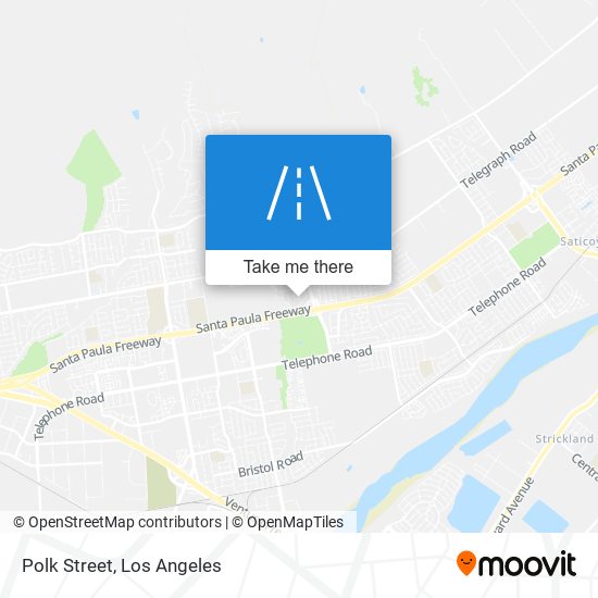 Polk Street map