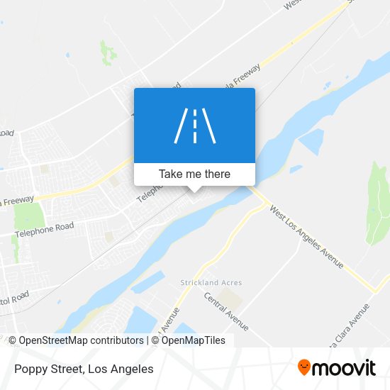 Poppy Street map