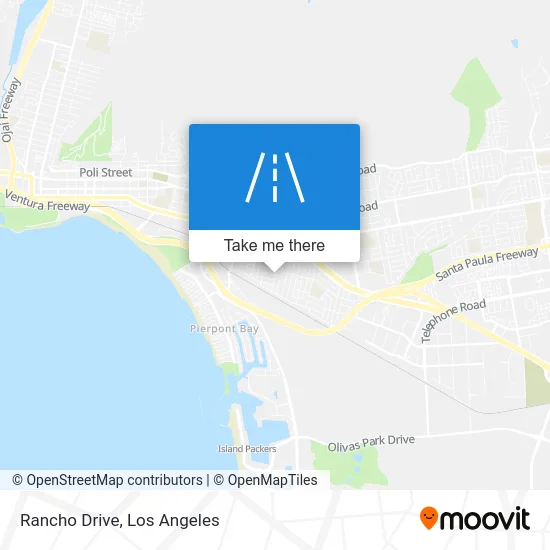 Rancho Drive map