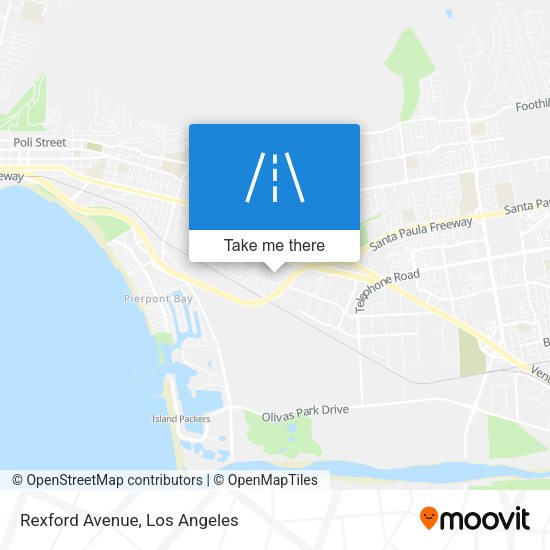 Mapa de Rexford Avenue