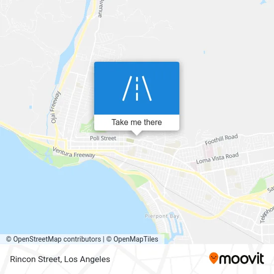 Rincon Street map