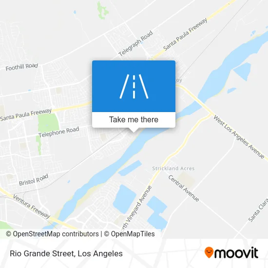 Rio Grande Street map