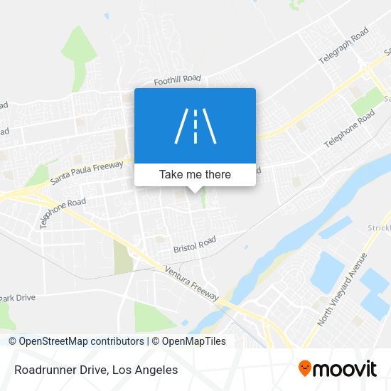 Roadrunner Drive map