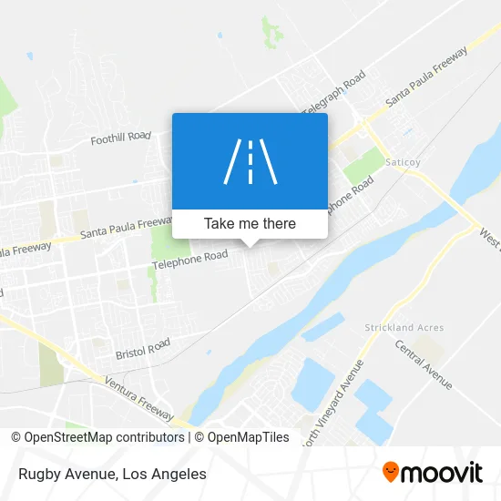 Rugby Avenue map