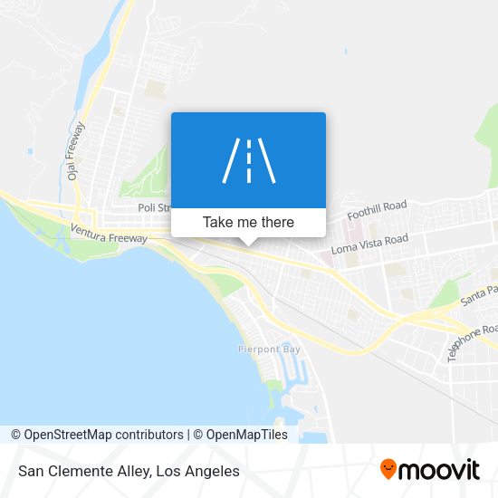 Mapa de San Clemente Alley