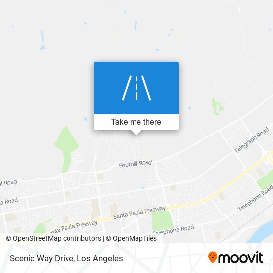 Scenic Way Drive map
