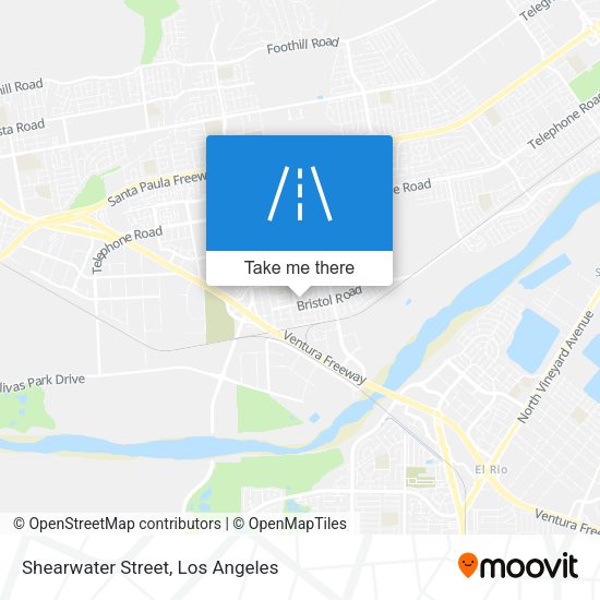 Mapa de Shearwater Street