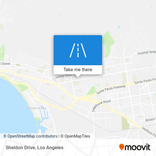 Sheldon Drive map