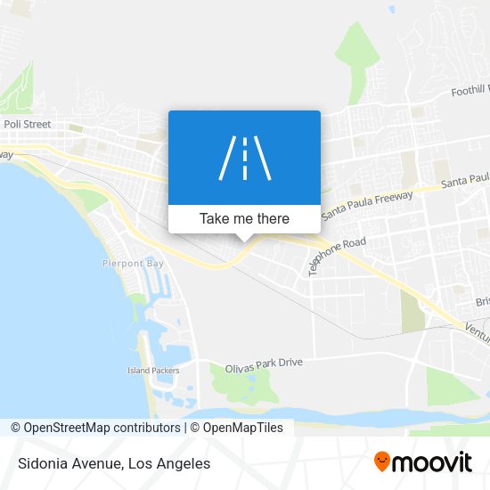Mapa de Sidonia Avenue