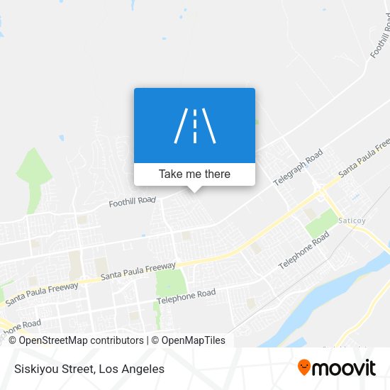 Mapa de Siskiyou Street