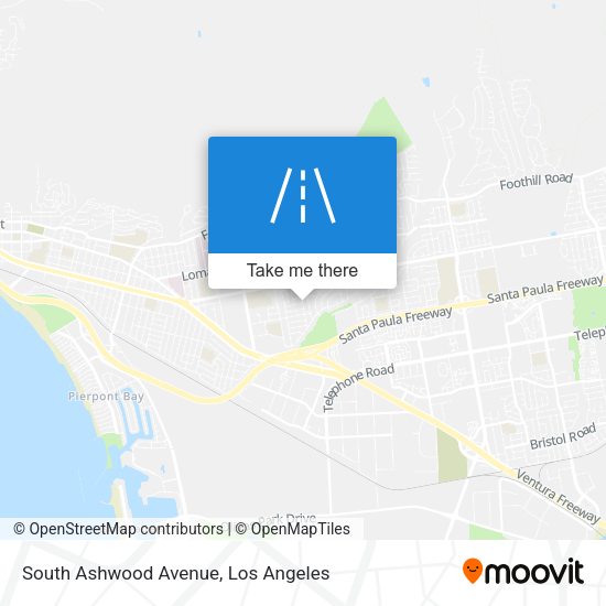 South Ashwood Avenue map