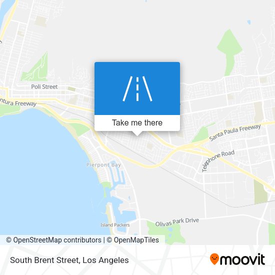 Mapa de South Brent Street